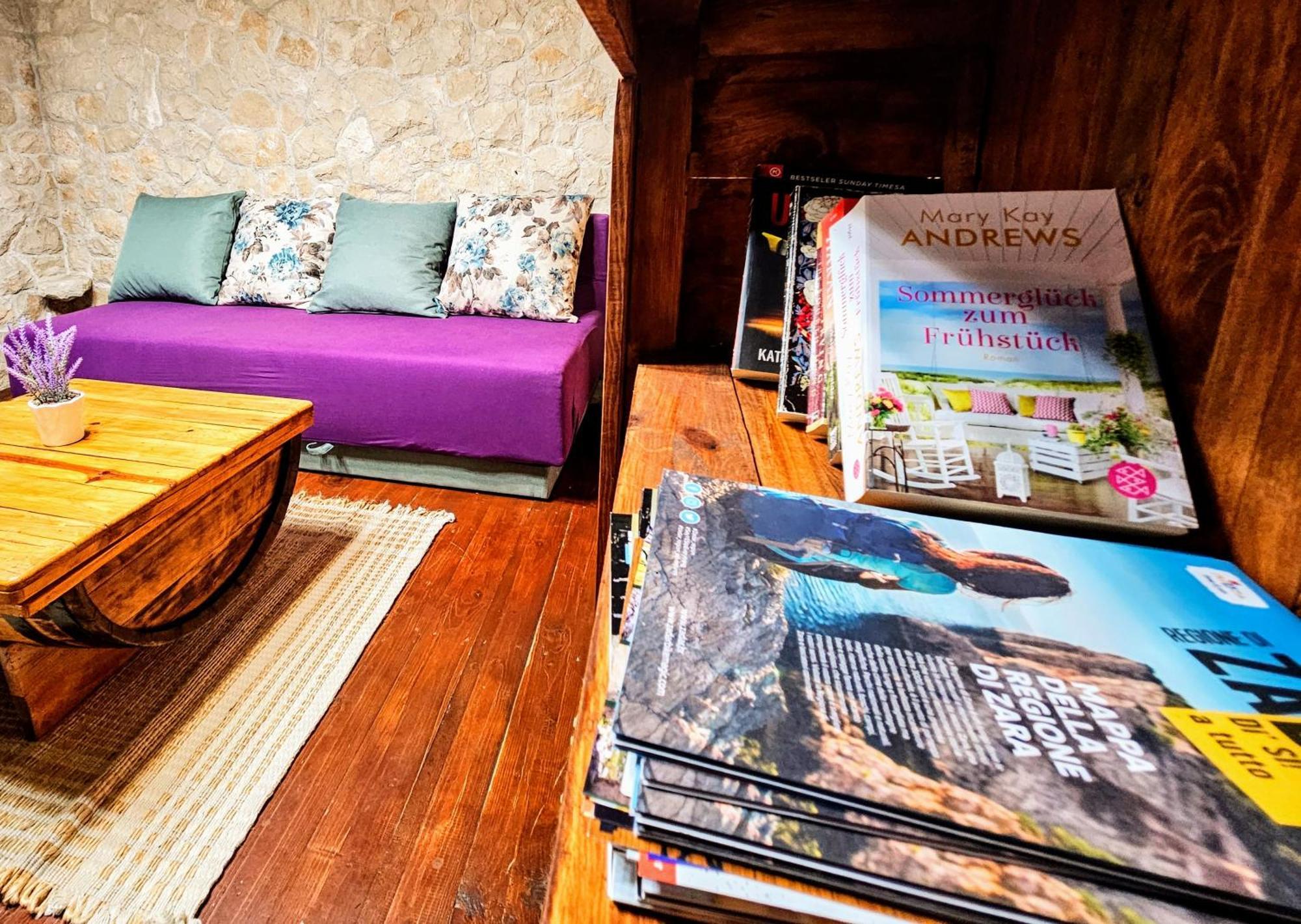 Dalmatia Rustica Comfortable One Bedroom+Fireplace Zadar Pokoj fotografie